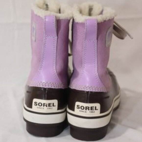 Sorel Tivoli Mid Waterproof Snow Duck Boots Lavender Women's US 5 - Picture 9 of 13